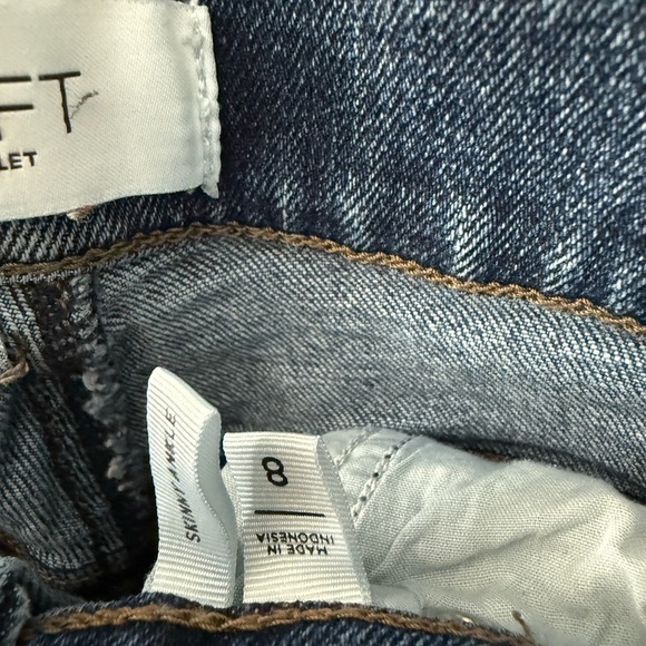 LOFT Dark Blue Ankle Jeans - Picture 4 of 4